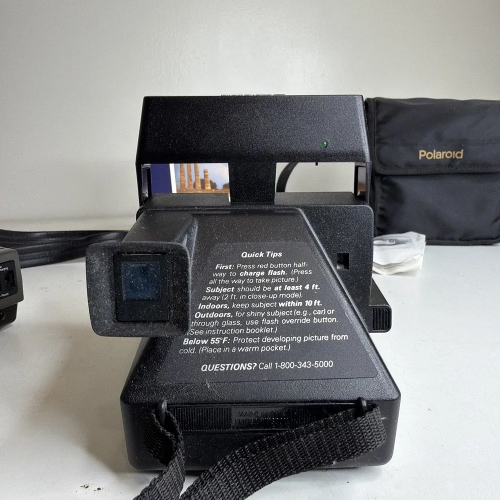 3x LOT Polaroids Square Shooter 2, 600 Business Ed, Spectra System, Flashcubes